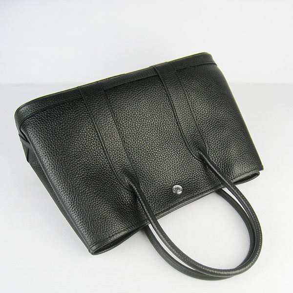 7A Hermes Garden Party Bag Black H2805 Replica